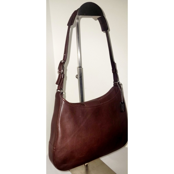 SOLD Coach Vintage Ergo 8319 Y2K Legacy Mocha Demi Leather Hobo Bag - Picture 4 of 14